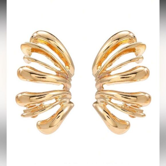 Stylish Gold Ear Cuff S894 - Picture 2 of 6